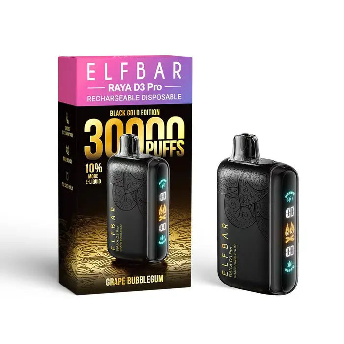 Elf Bar Raya D3 Pro 30 K – Grape Bubblegum - Vape Shop Faridabad