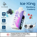 Elf Bar Ice King – Blackberry Cranberry – 30K - Vape Shop Faridabad