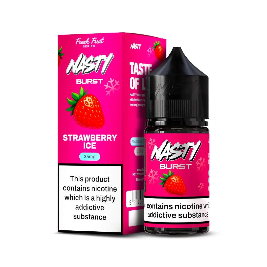 Nasty Burst Nic salts – Strawberry ice - Vape Shop Faridabad