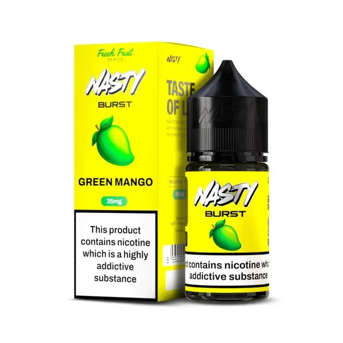 Nasty Burst Nic salts – Green Mango - Vape Shop Faridabad