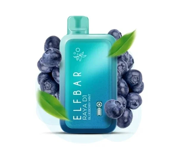 ELF BAR RAYA D1 – Blueberry Mint - Vape Shop Faridabad
