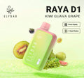 ELF BAR RAYA D1 – Kiwi Guava Grape - Vape Shop Faridabad