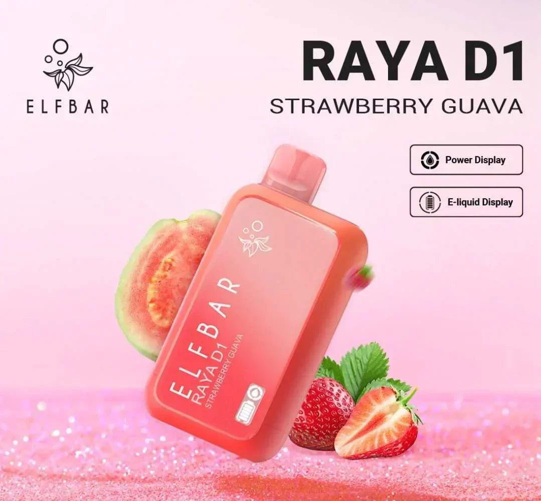ELF BAR RAYA D1 – Strawberry Guava - Vape Shop Faridabad